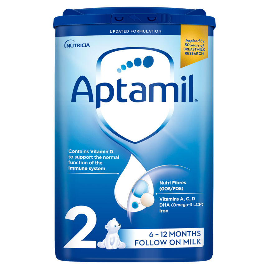 Aptamil 2 Follow On Milk Powder Formula 6-12 Months GOODS ASDA   