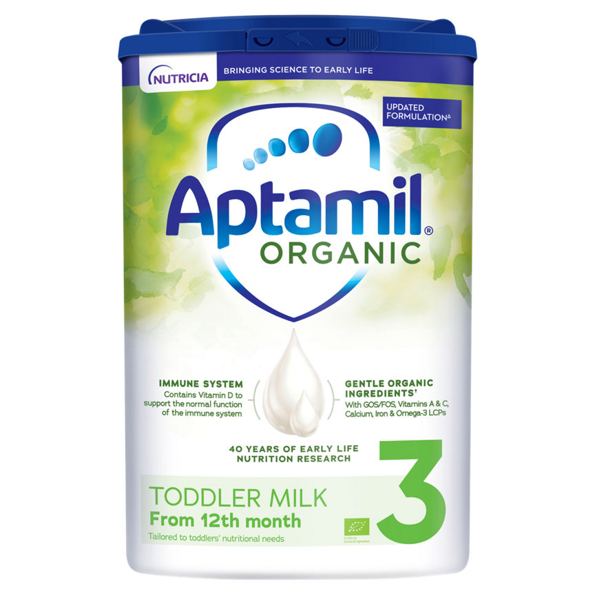 Aptamil Organic 3 Toddler Milk Baby Milk ASDA   