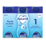 Aptamil 1 First Baby Milk Formula Liquid from Birth Multipack Pack Baby Milk ASDA   