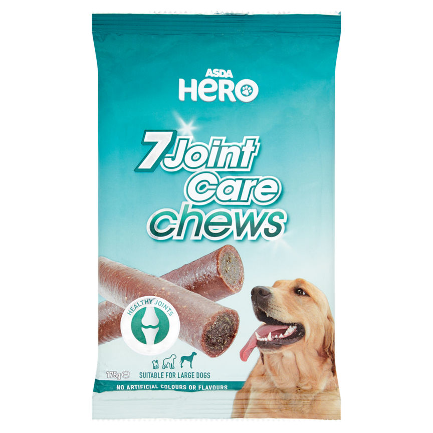 ASDA Hero Joint Care Sticks for Larger Dogs 7 Pack Dog Food & Accessories ASDA   