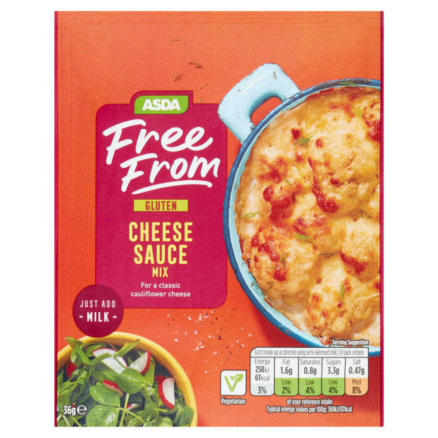 ASDA Free From Cheese Simmer Sauce Mix