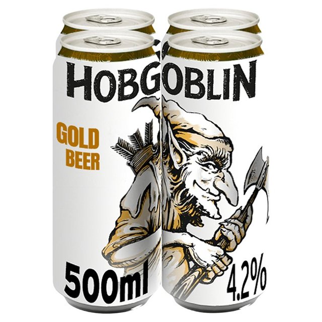 Hobgoblin Gold Ale Beer Cans