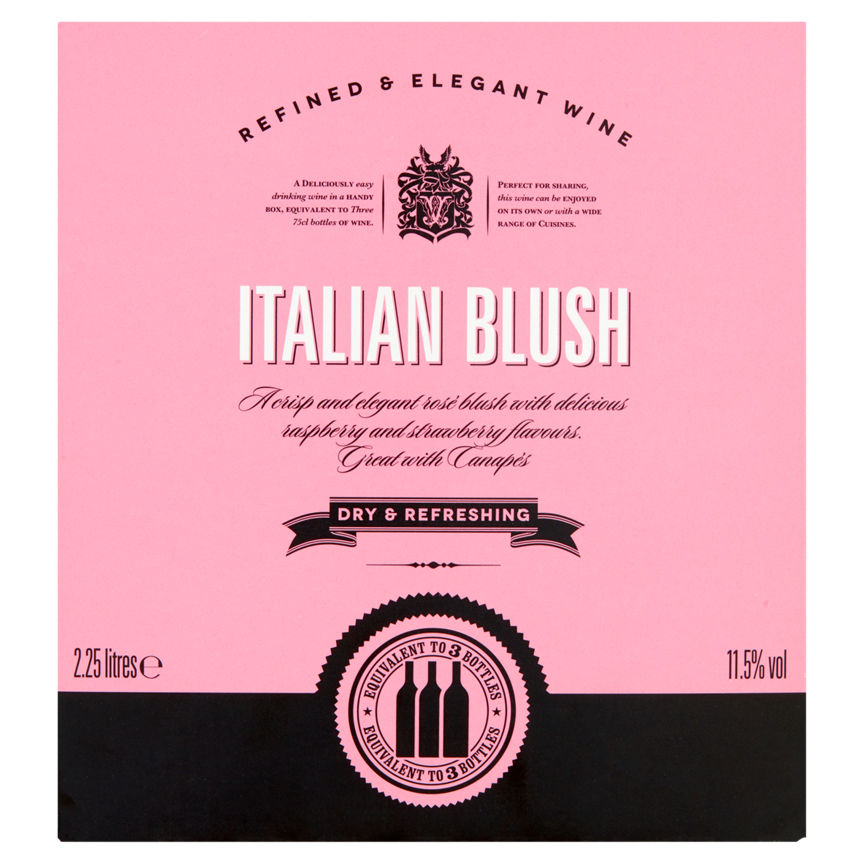 Italian Blush Wine & Champagne ASDA   