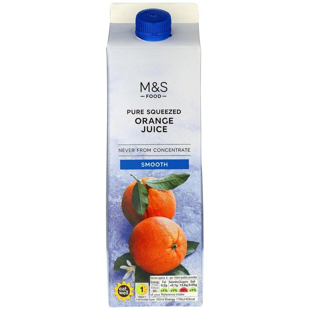 M&S Squeezed Smooth Orange Juice Juices & Smoothies M&S   