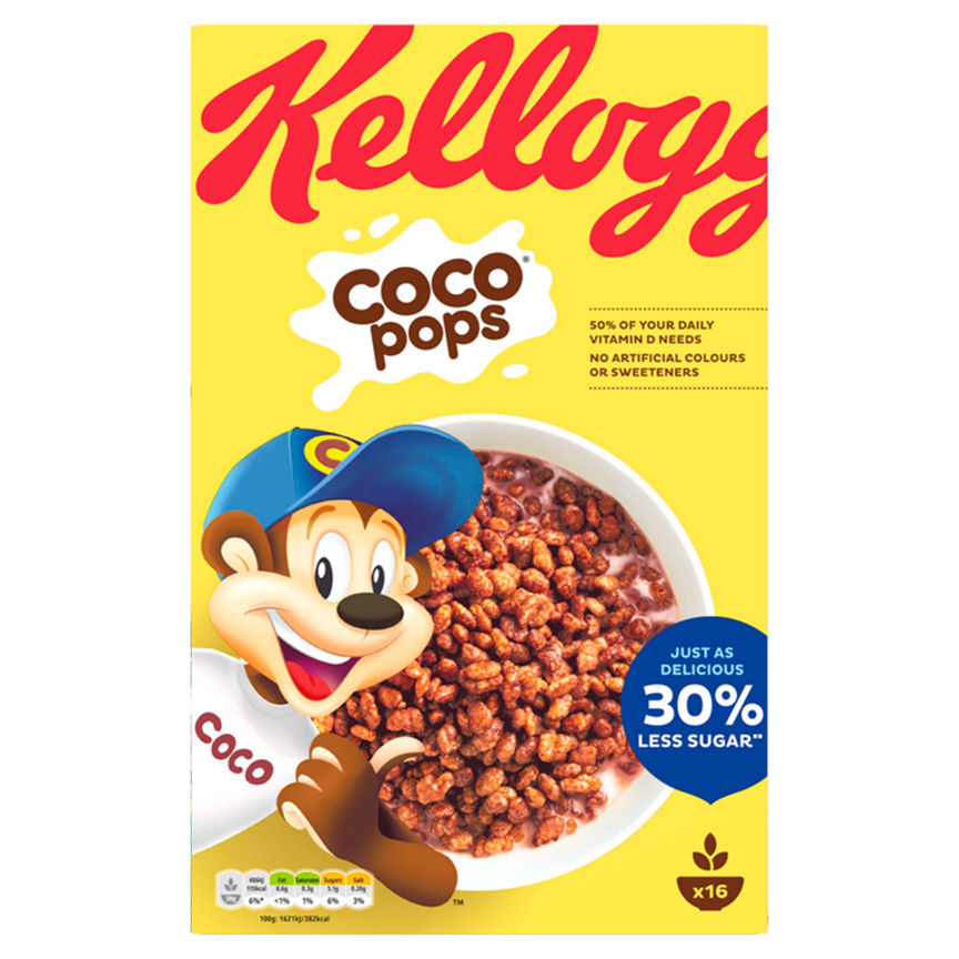 Kellogg's Coco Pops  Breakfast Cereal Cereals ASDA   