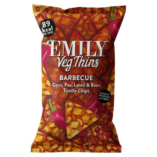 EMILY Veg Thins Barbeque Sharing Tortilla Chips Crisps, Nuts & Snacking Fruit M&S   