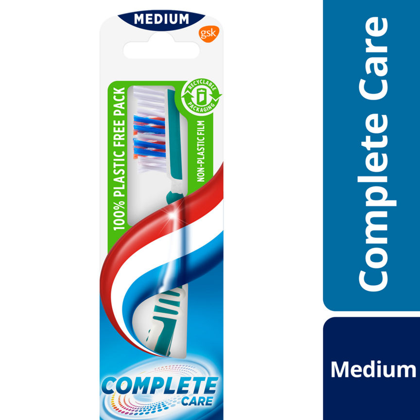 Aquafresh Adult Toothbrush, Complete Care, Medium Dental ASDA   