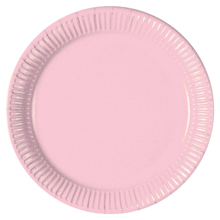 George Home Light Pink Paper Plates