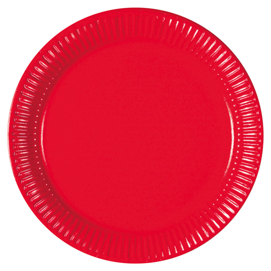 George Home Red Paper Plates General Household ASDA   