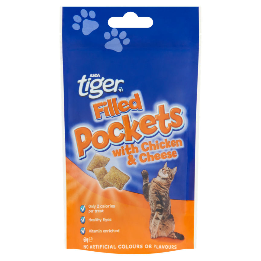 ASDA Tiger Filled Pockets with Chicken & Cheese