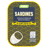 ASDA Sardines in Sunflower Oil Canned & Packaged Food ASDA   