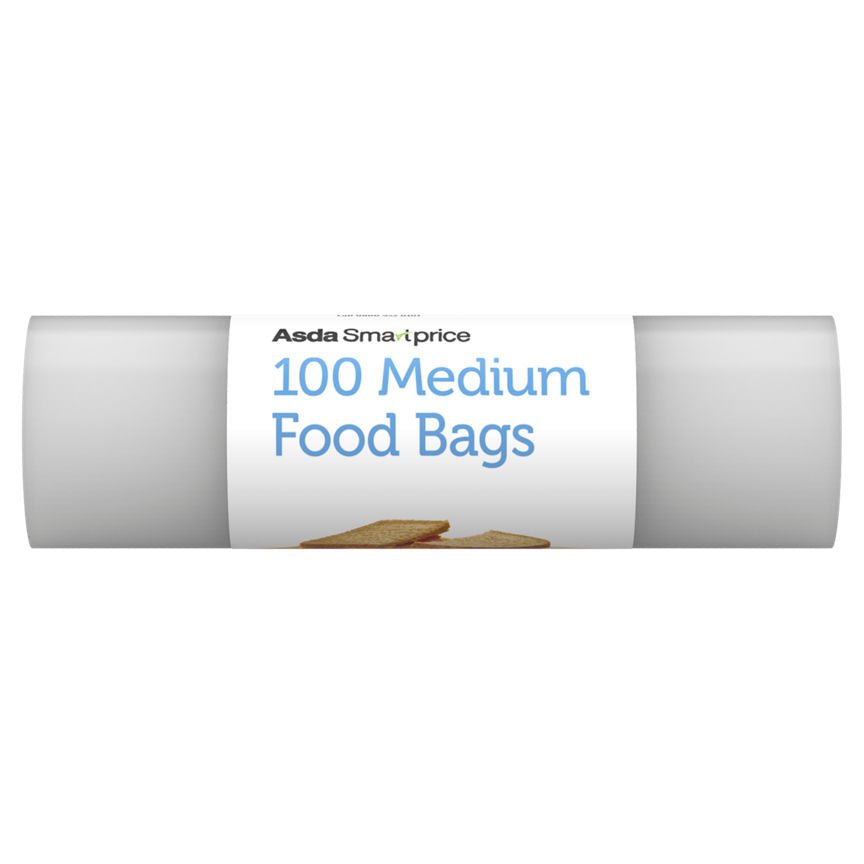 ASDA Smart Price 100 Medium Food Bags