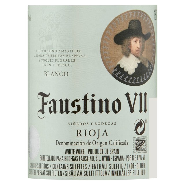 Faustino VII Rioja Blanco Single Serve Wine & Champagne M&S   