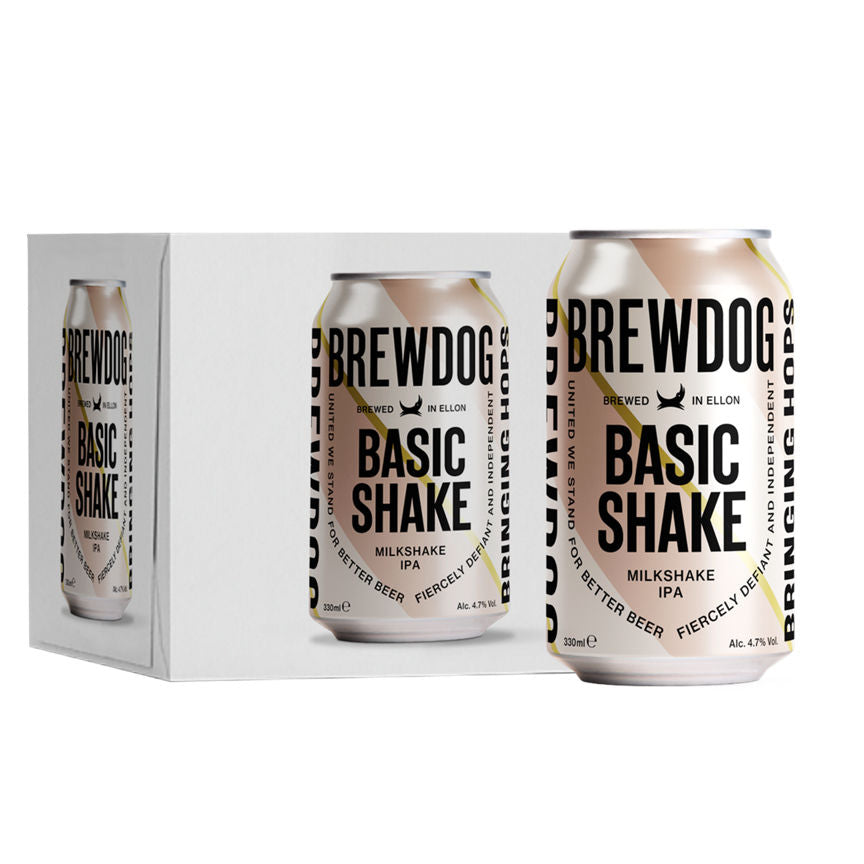 Brewdog Basic Shake Milkshake IPA 4 x 330ml Beer & Cider ASDA   