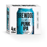 BrewDog Punk Post Modern Classic IPA 4 Pack Beer & Cider ASDA   