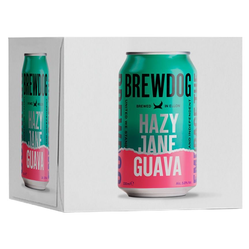 BrewDog Hazy Jane Guava New England IPA Beer & Cider ASDA   