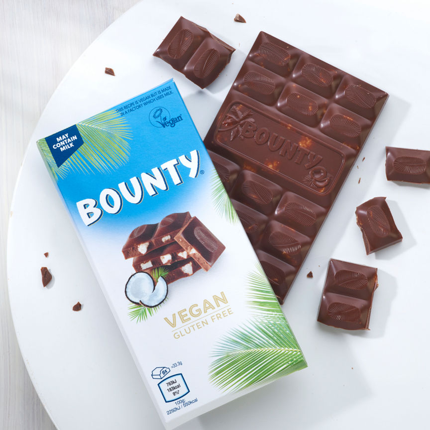 Bounty Vegan Gluten Free Chocolate Vegetarian & Vegan ASDA   