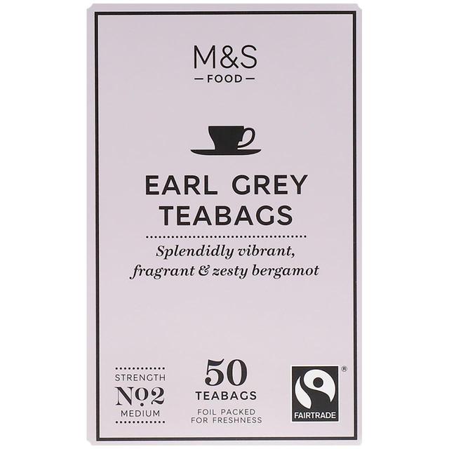 M&S Fairtrade Earl Grey Tea Bags