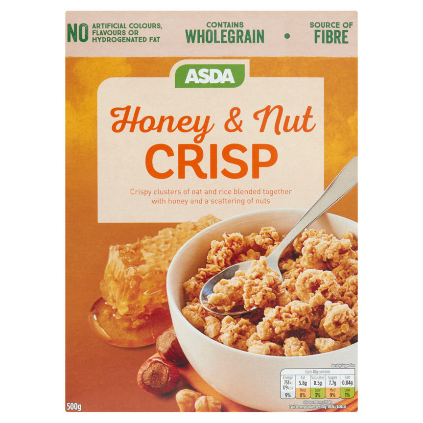 ASDA Honey & Nut Crisp Cereal