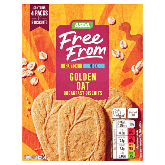 ASDA Free From Golden Oat Breakfast Biscuits Cereals ASDA   