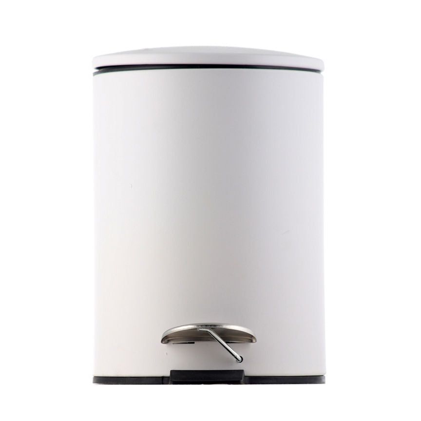 George Home White Pedal Bin