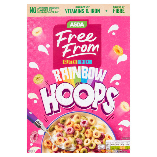 ASDA Free From Rainbow Hoops Cereal GOODS ASDA   