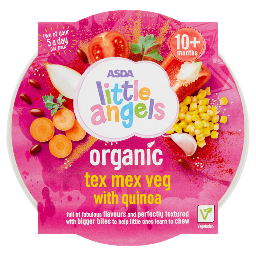 ASDA Little Angels Organic Tex Mex Veg with Quinoa 10+ Month