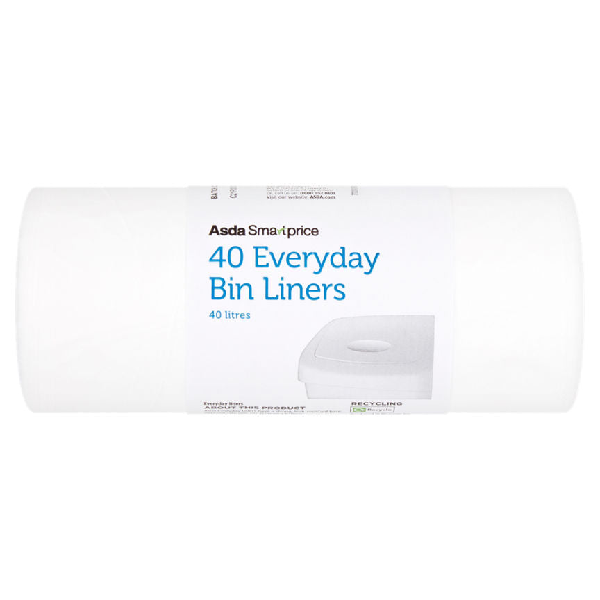 ASDA 40 Everyday Bin Liners