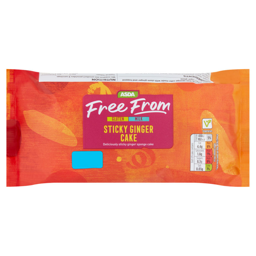 ASDA Free From Sticky Ginger Cake Free From ASDA   