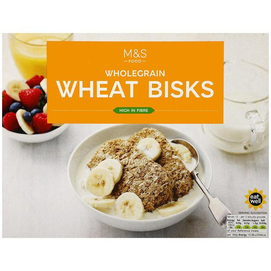 M&S Wholegrain Wheat Biscuits Cereals M&S Title  