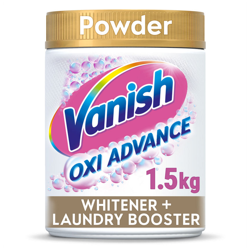 Vanish Vanish Gold Oxi Action Fabric Stain Remover Powder – Whites, 25 washes