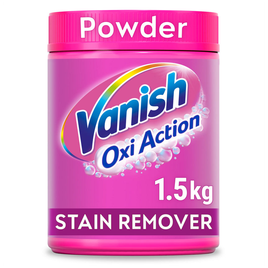 Vanish Oxi Action Fabric Stain Remover Powder - Colours & Whites, 25 washes General Household ASDA   