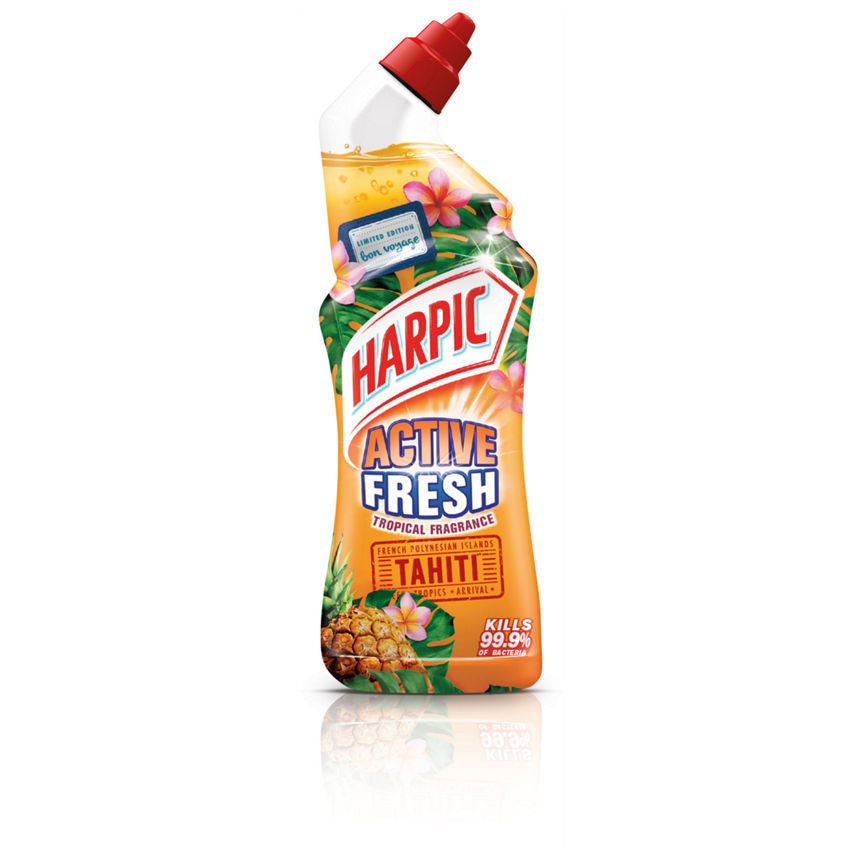 Harpic Fresh Toilet Cleaner Limited Edition Tropical Accessories & Cleaning ASDA   