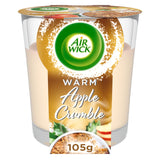 Air Wick Warm Apple Crumble Candle General Household ASDA   