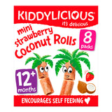 Kiddylicious Mini Strawberry Coconut Rolls 12+ Months Baby Food ASDA   