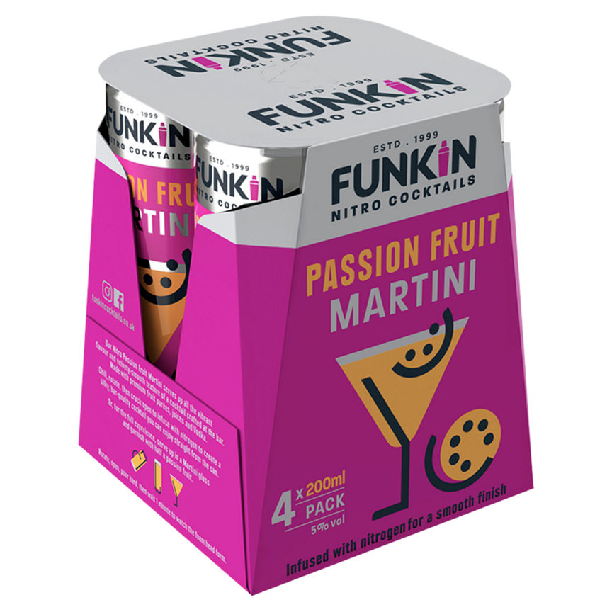 Funkin Nitro Cocktails Passion Fruit Martini