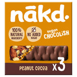 Nakd Raw Fruit & Nut Bars Peanut Cocoa 3x Sports Nutrition ASDA   