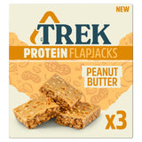 Trek Protein Flapjacks Peanut Butter 3x Sports Nutrition ASDA   