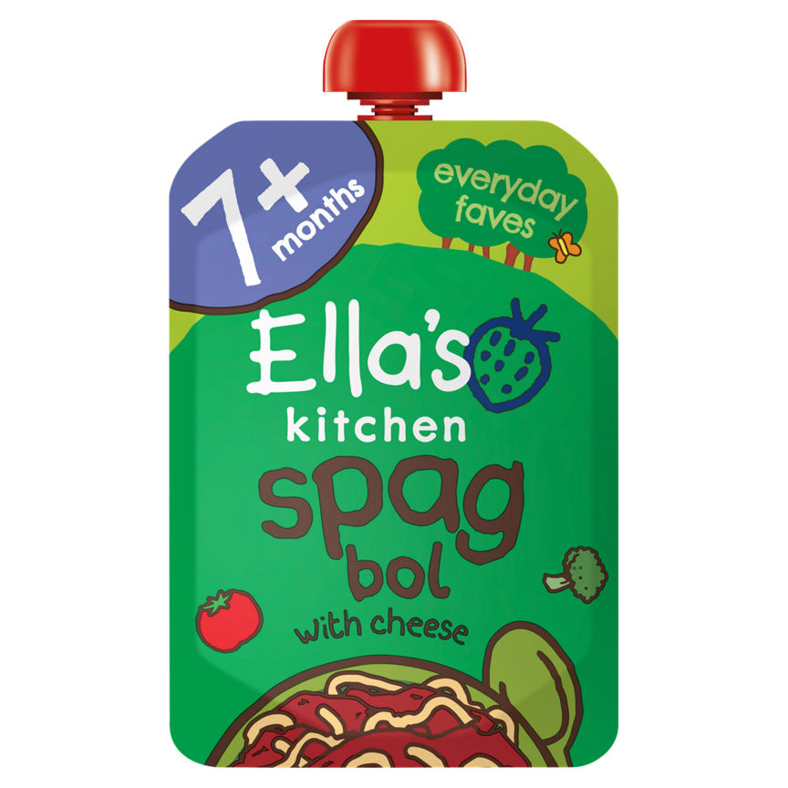 Ella's Kitchen Organic Spag Bol Baby Pouch 7+ Months GOODS ASDA   