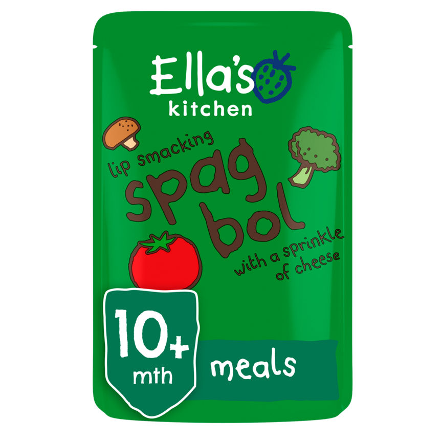 Ella's Kitchen Organic Spag Bol with Cheese Baby Pouch 10+ Months