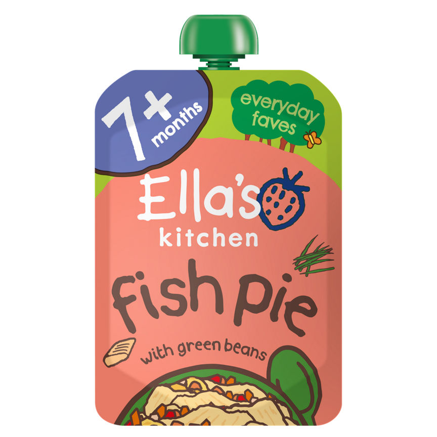 Ella's Kitchen Organic Fish Pie Baby Pouch 7+ Months Baby Food ASDA   