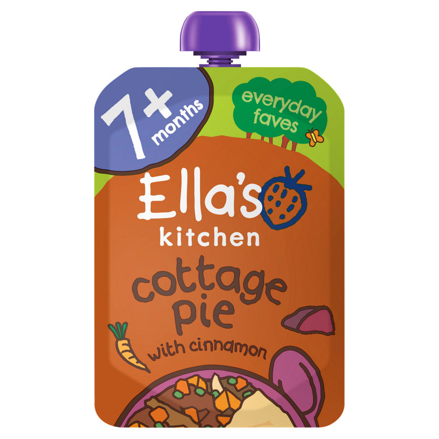 Ella's Kitchen Organic Cottage Pie Baby Pouch 7+ Months Baby Food ASDA   