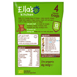 Ella's Kitchen Organic Cheese and Leek Multigrain Wheels Multipack Snack 12+ Months Baby Food ASDA   