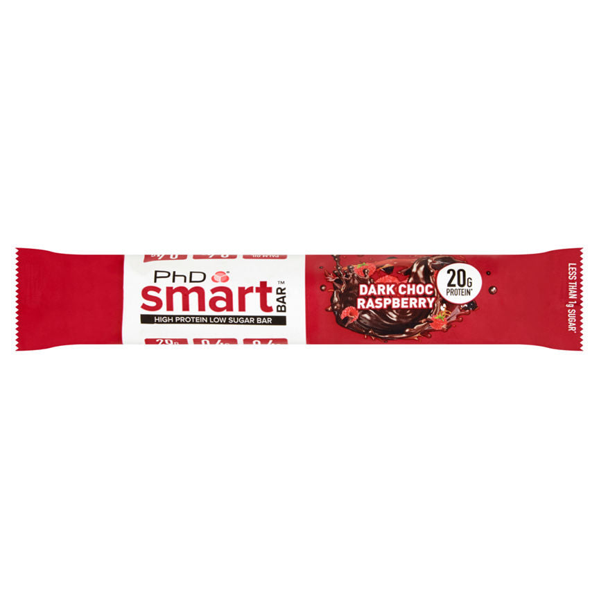 PhD Smart Bar Dark Choc Raspberry