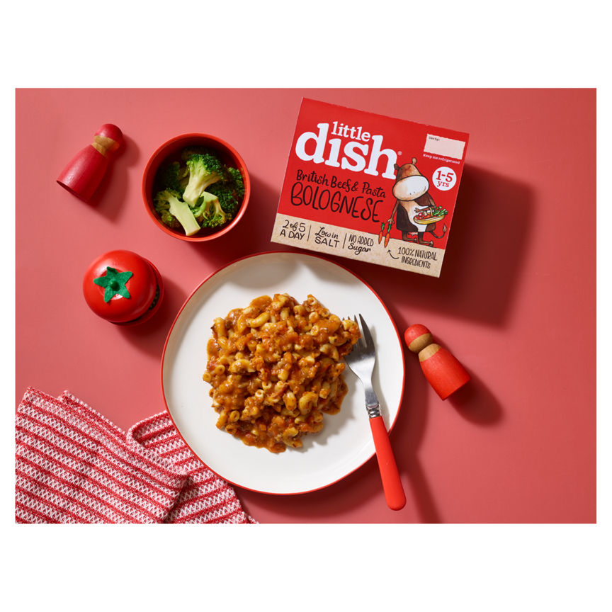 Little Dish British Beef & Pasta Bolognese Kids Meal Baby Food ASDA   