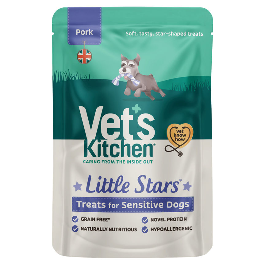 Vet's Kitchen Little Stars Treats for Sensitive Dogs Pork