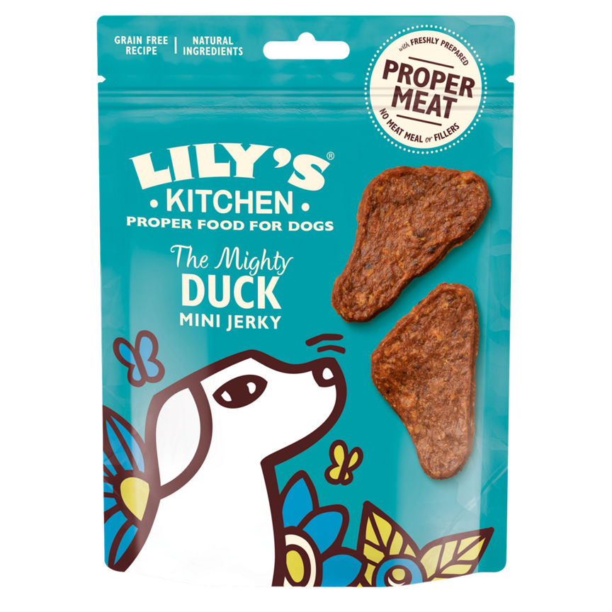 Lily's Kitchen The Mighty Duck Mini Jerky Dog Treats