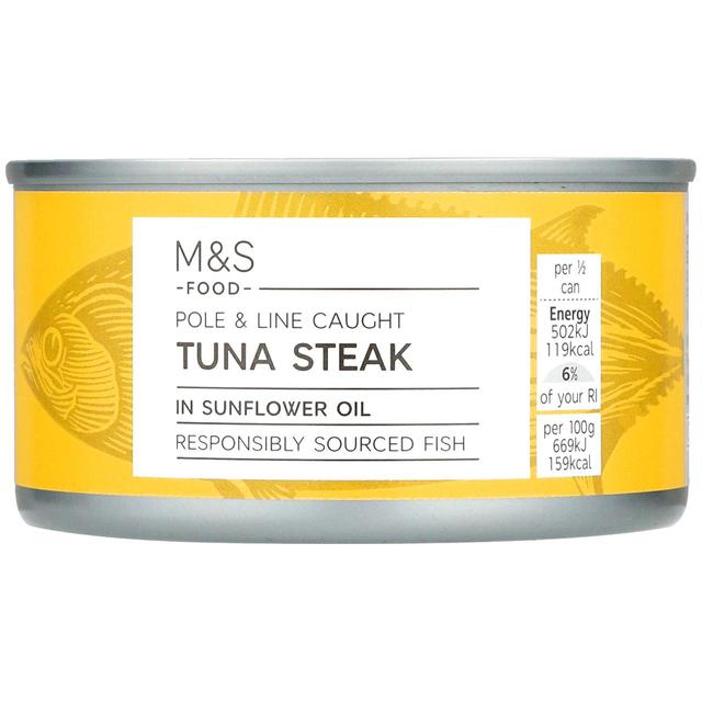 M&S Tuna Steak in Sunflower Oil Food Cupboard M&S Default Title  