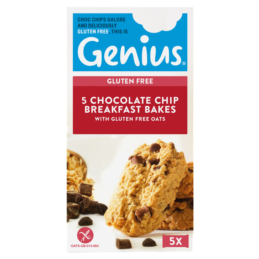 Genius Gluten Free 5 Chocolate Chip Breakfast Bakes Cereals ASDA   