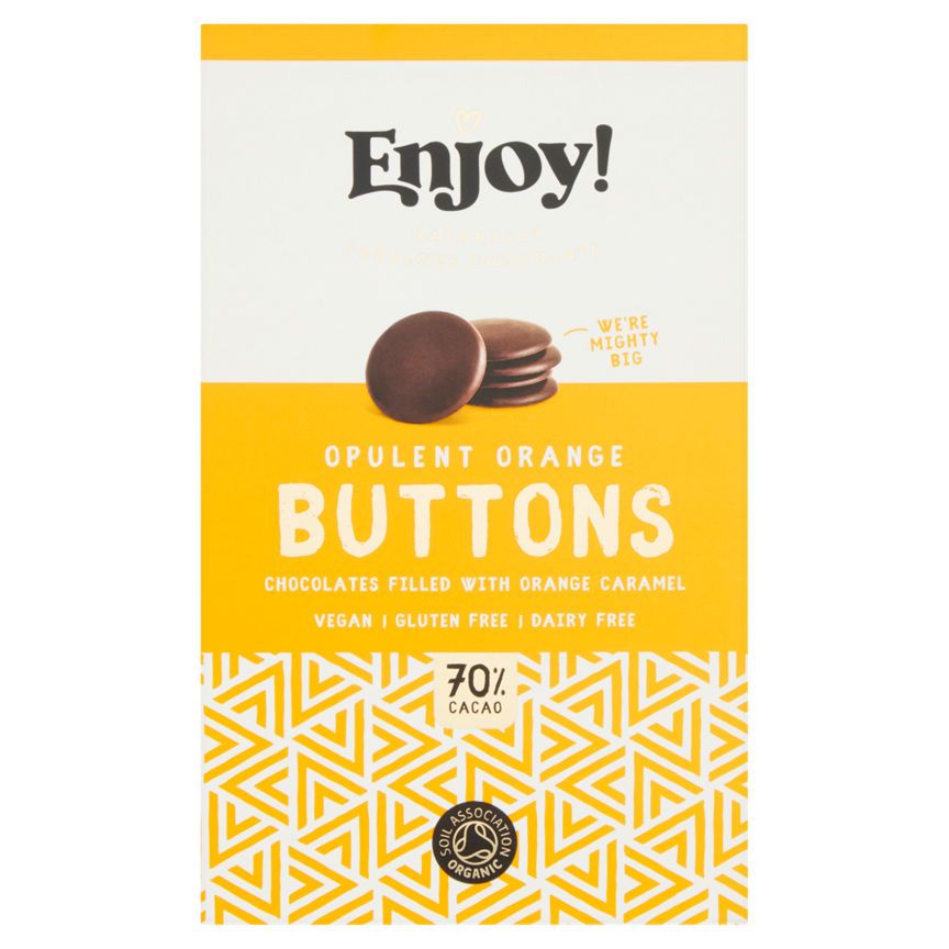 Enjoy! Opulent Orange Buttons Vegetarian & Vegan ASDA   